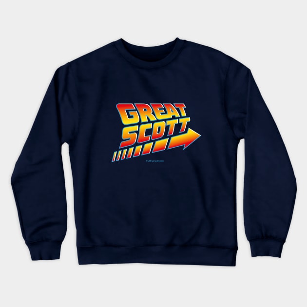 Great Scott Crewneck Sweatshirt by avperth